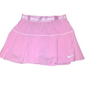 Nike Dri-Fit tennis golf skirt athletic skirt size small pink ruffled skort
